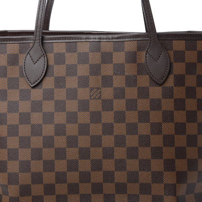 Louis Vuitton Damier Ebene Neo Neverfull MM Rose Ballerine 11 of 11
