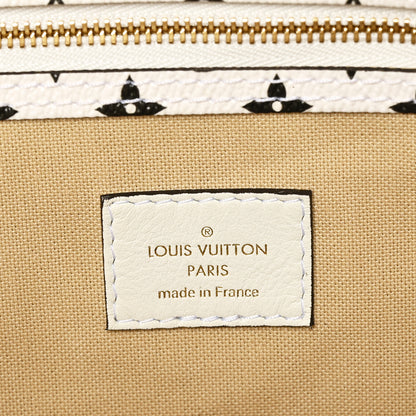 Louis Vuitton Monogram Giant Keepall Bandouliere 50 Kaki Beige 6 of 7