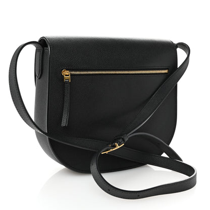 Celine Grained Calfskin Compact Trotteur Black 3 of 10