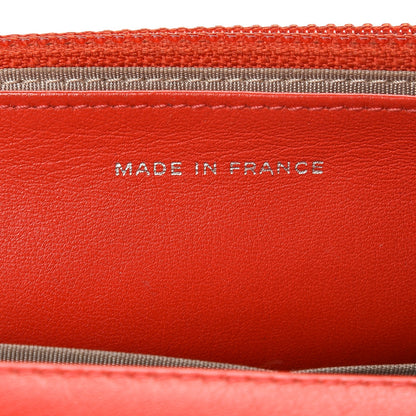 Chanel Patent Quilted Brilliant Wallet On Chain WOC Red 7 of 12