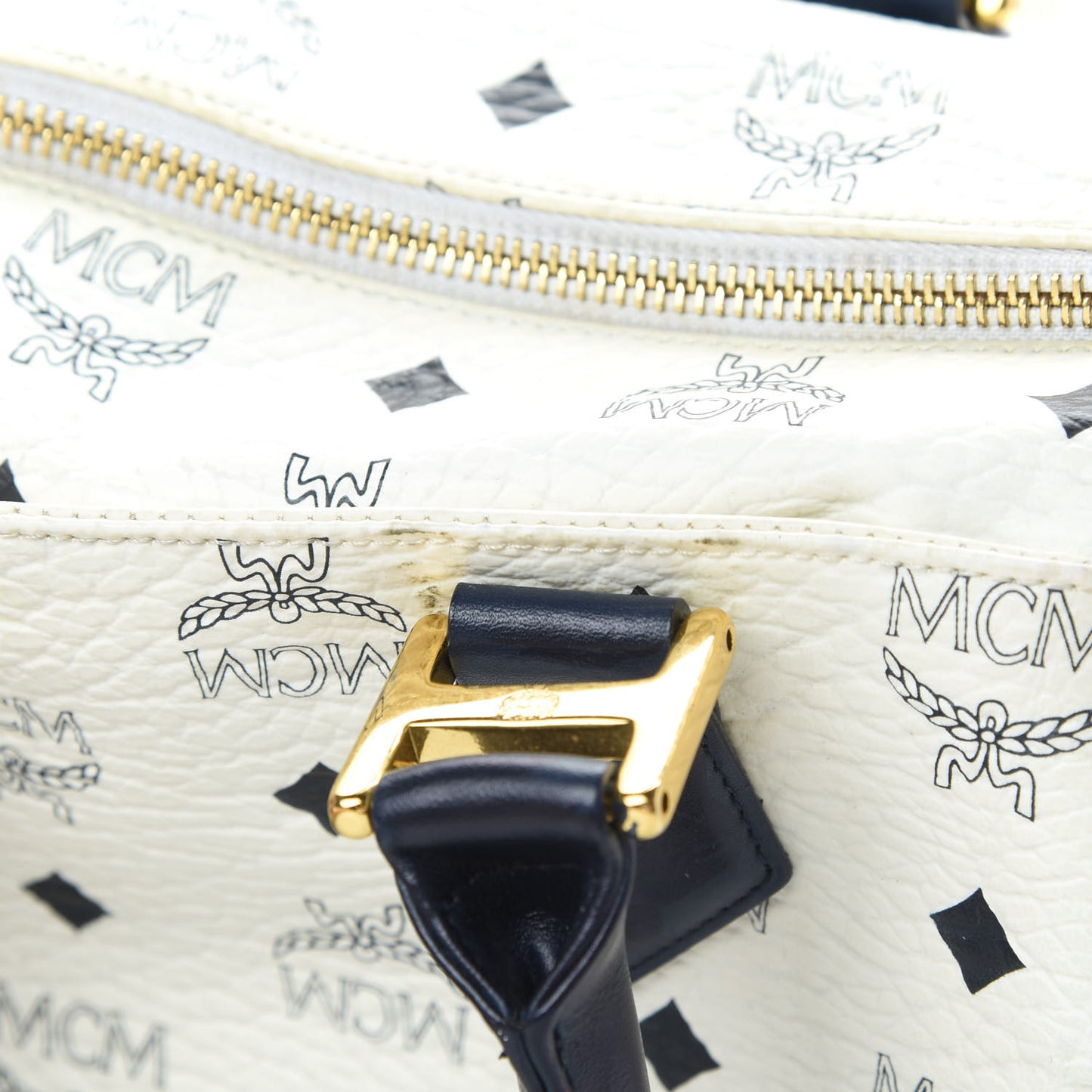 Visetos Boston Satchel White