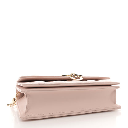 Christian Dior Lambskin Cannage My Dior Top Handle Bag Rose Poudre 4 of 9