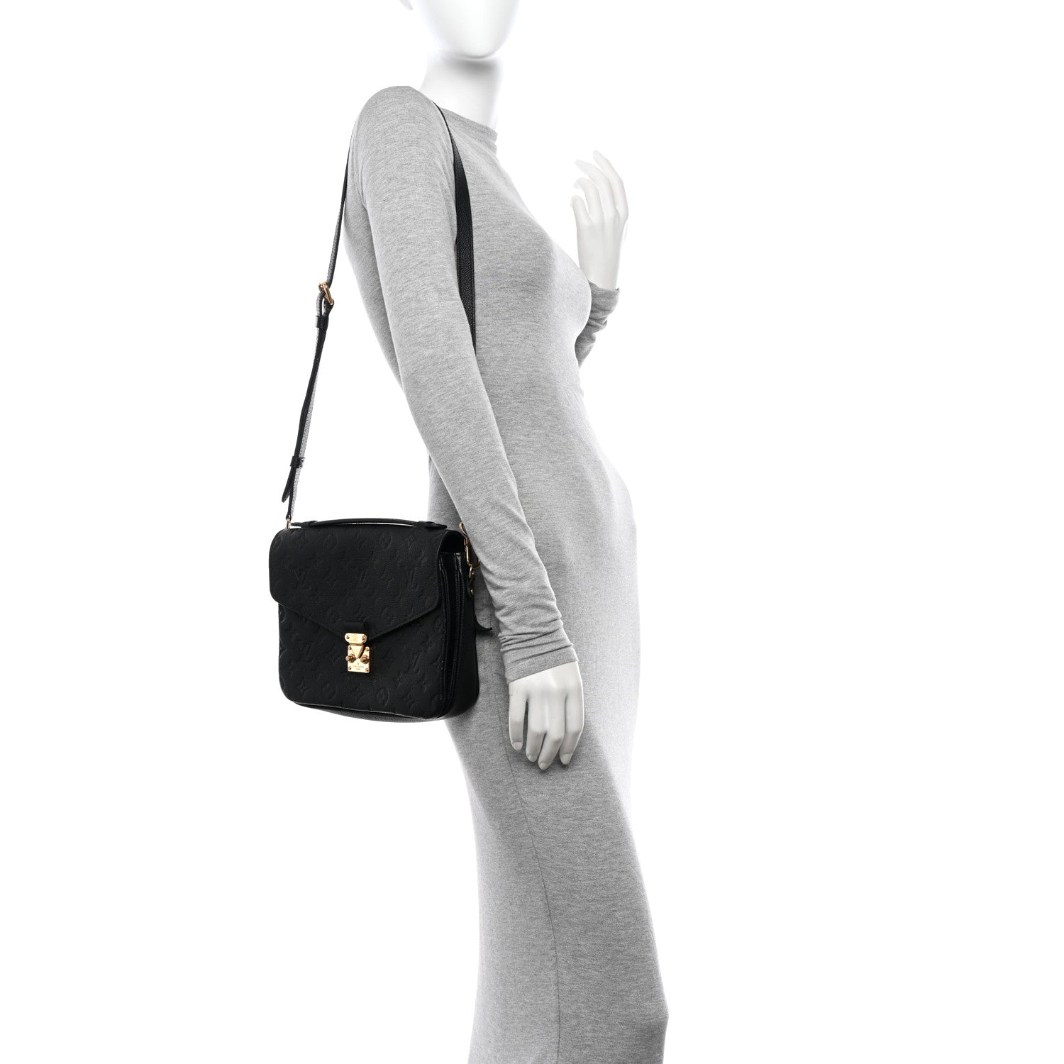 Louis Vuitton Empreinte Pochette Metis Black 2 of 10