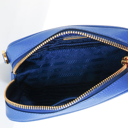 Prada Saffiano Mini Camera Crossbody Azzurro 5 of 8