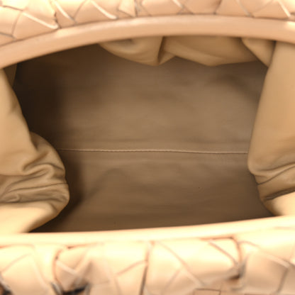 Bottega Veneta Nappa Maxi Intrecciato The Pouch Oversized Clutch Almond 5 of 11