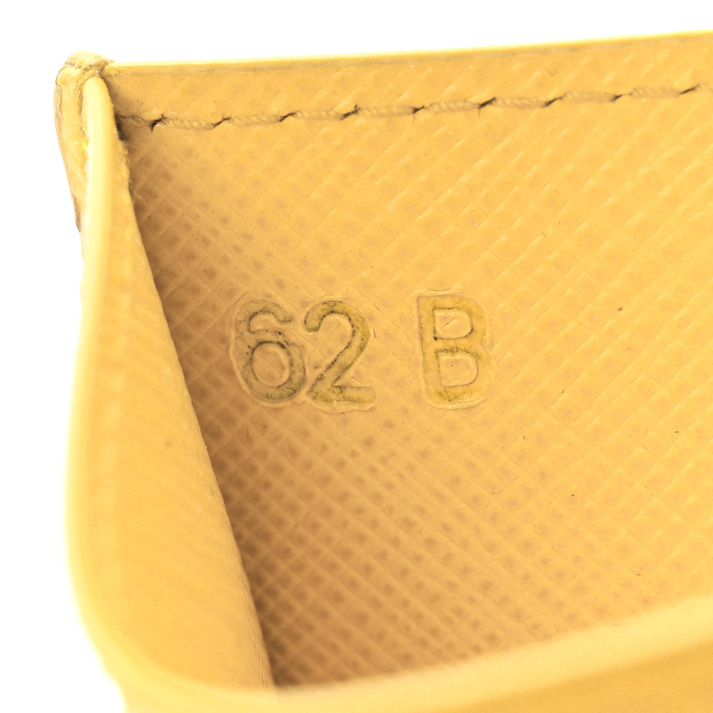 Saffiano Metal Card Holder Soleil