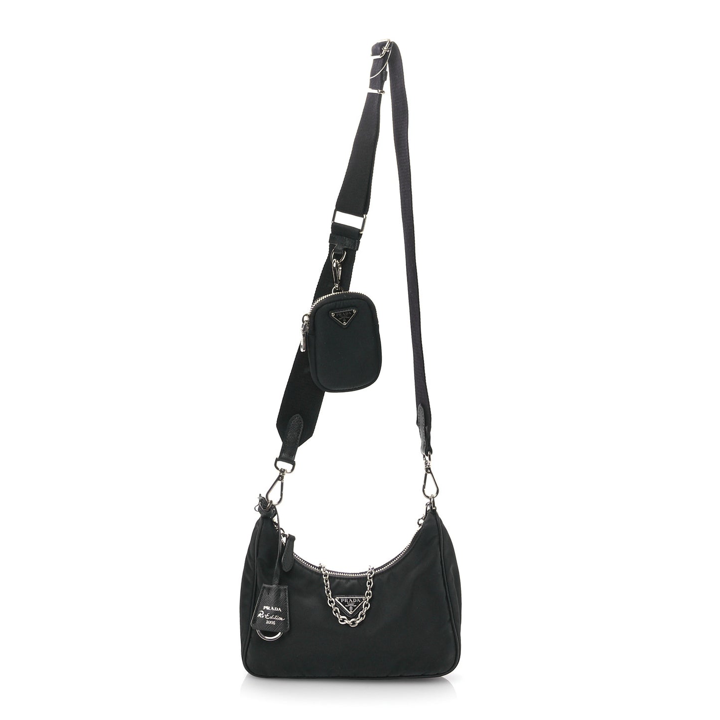 Nylon Re-Edition 2005 Shoulder Bag Black