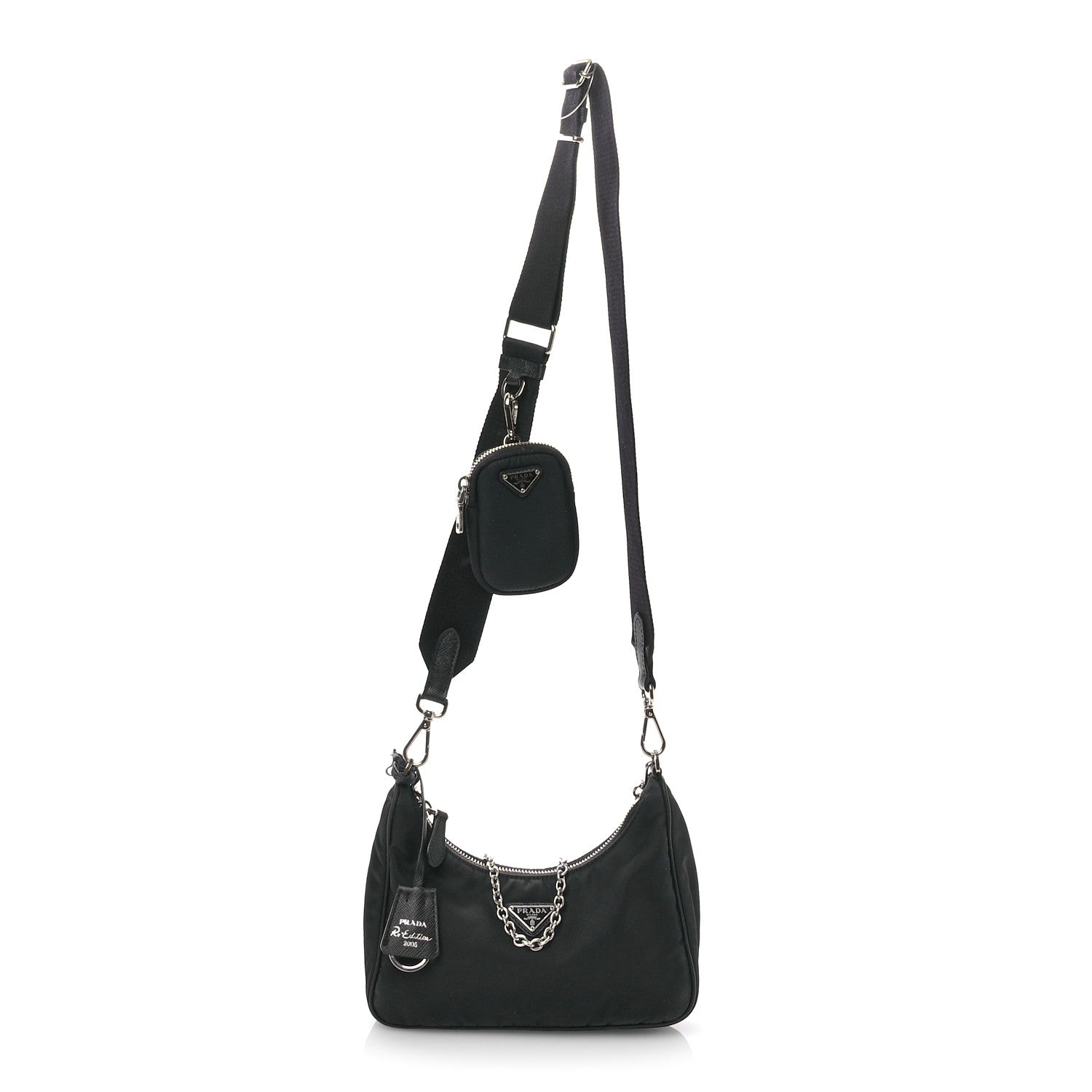 Prada Nylon Re-Edition 2005 Shoulder Bag Black 1 of 13