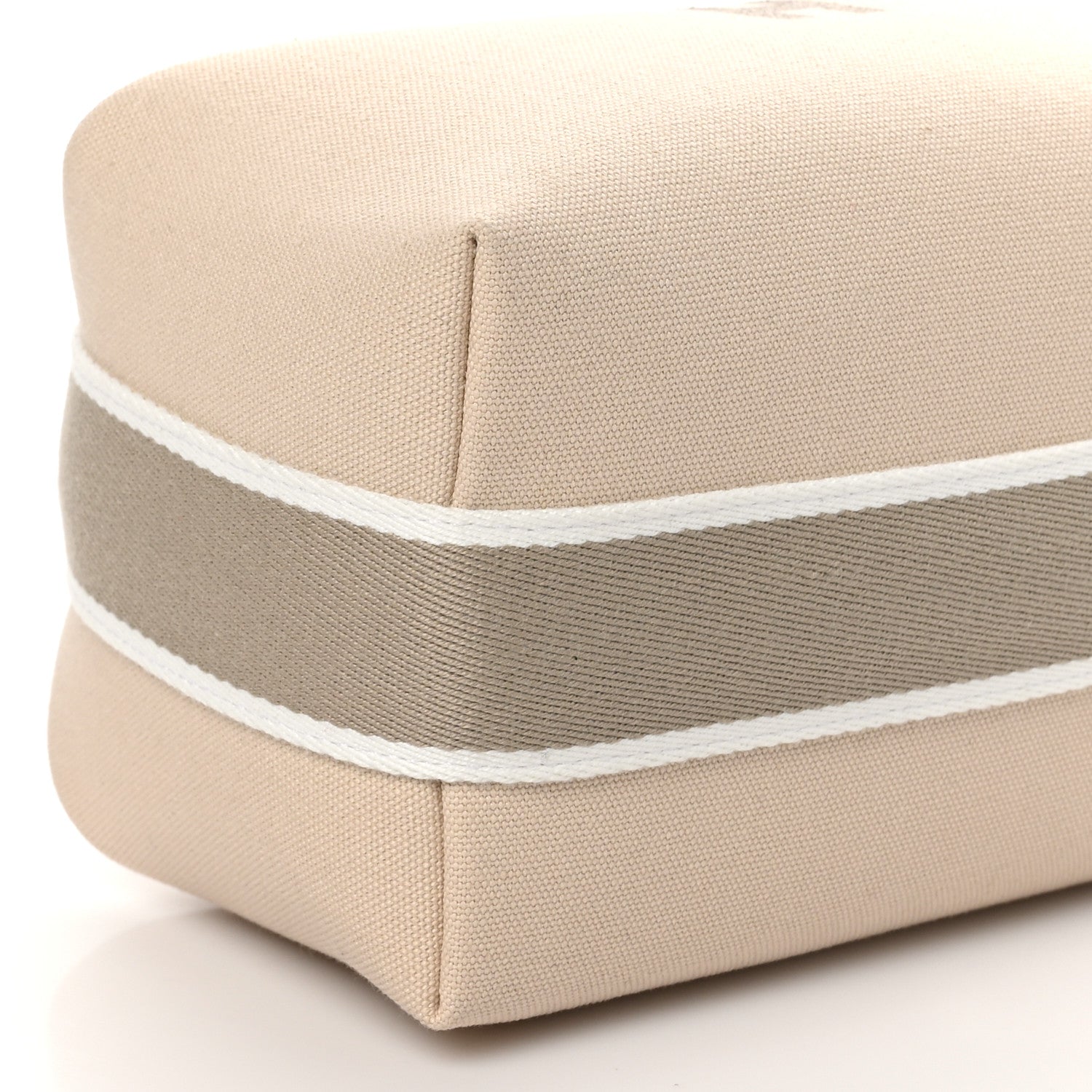 Hermes Canvas Small Bride-A-Brac Pouch Natural 8 of 9