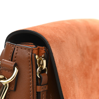 Chloe Suede Calfskin Small Faye Backpack Tan 12 of 14