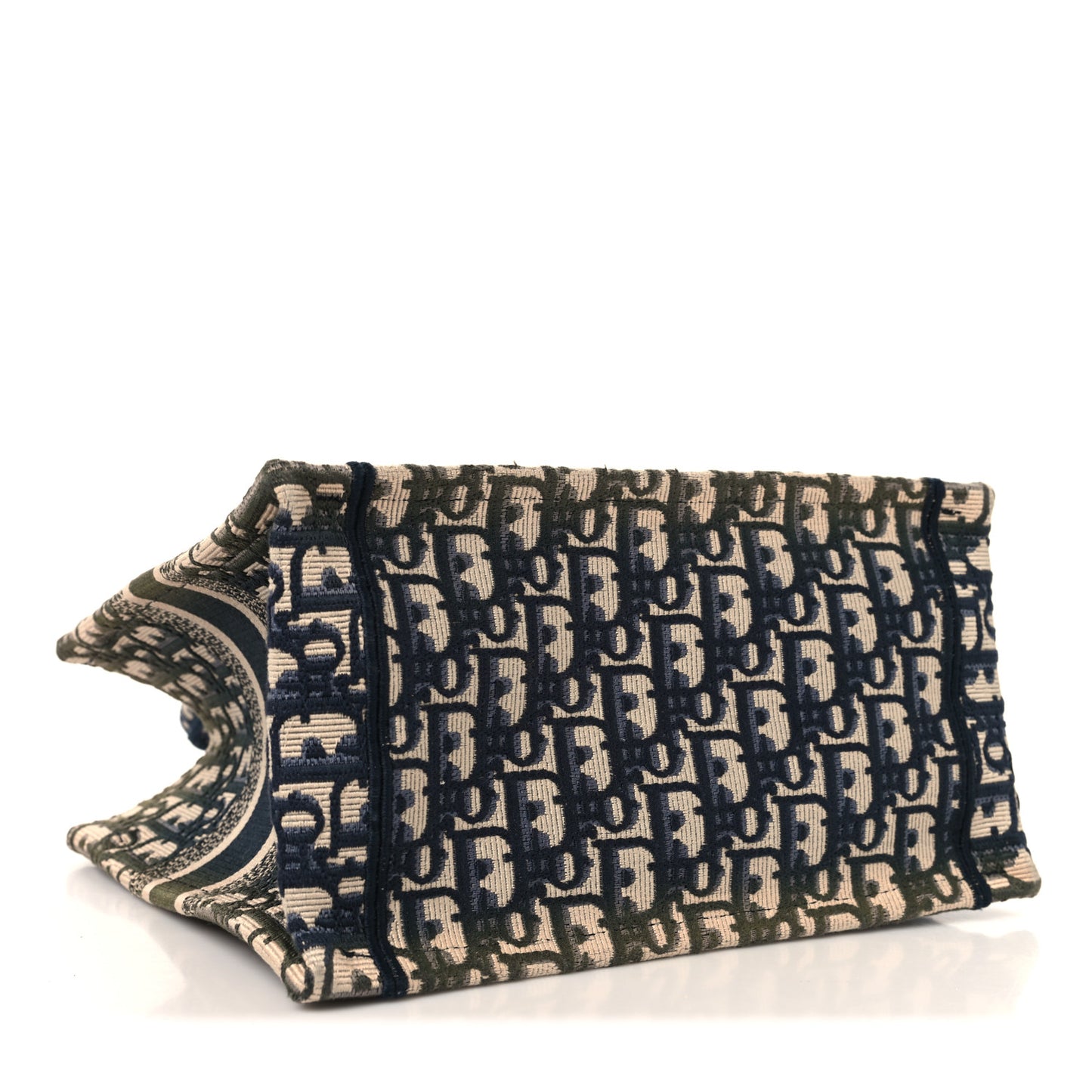 Oblique Small Book Tote Blue Multicolor