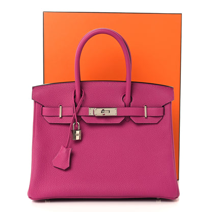 Hermes Togo Birkin 30 Rose Pourpre 12 of 12