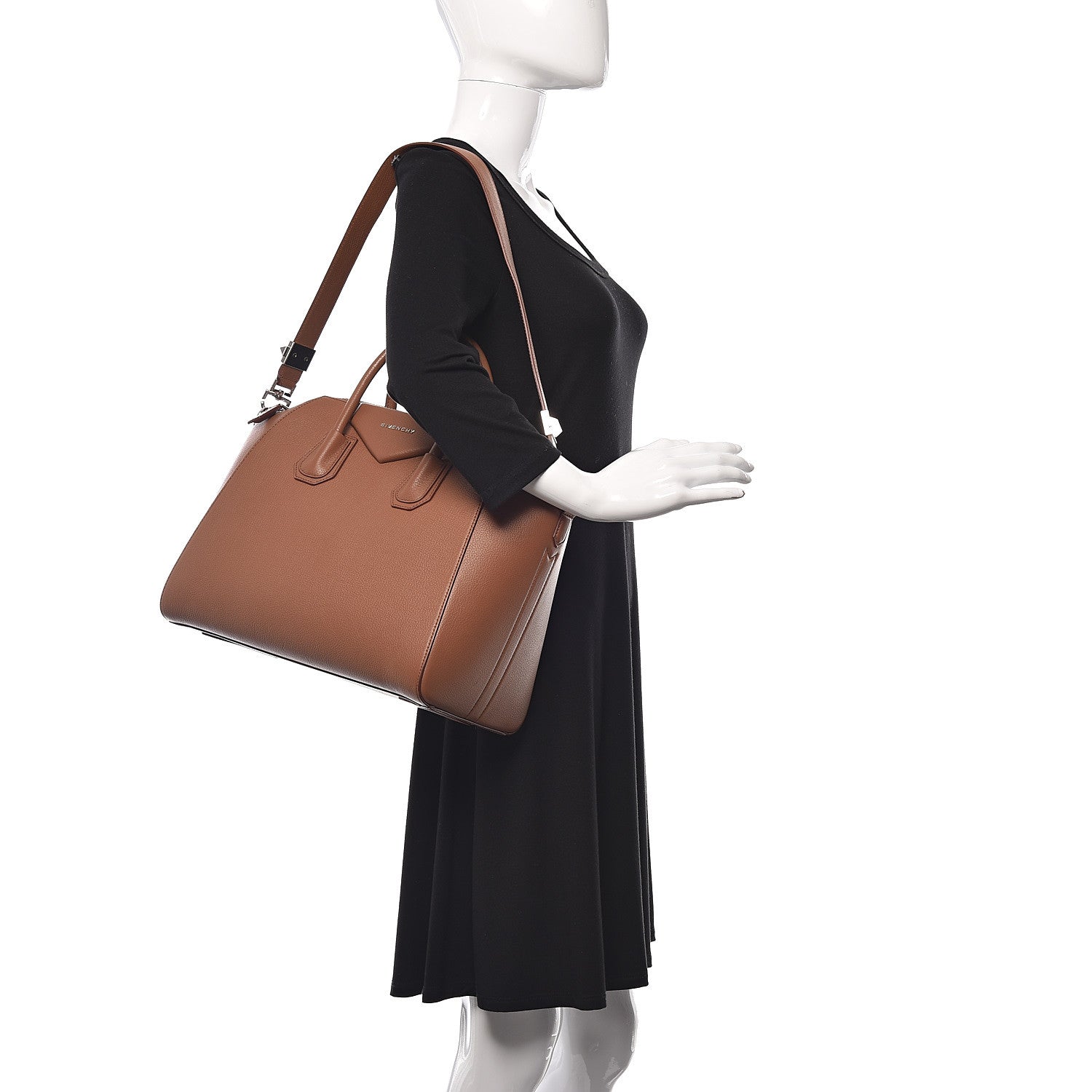 Givenchy Sugar Goatskin Medium Antigona Cognac 2 of 9