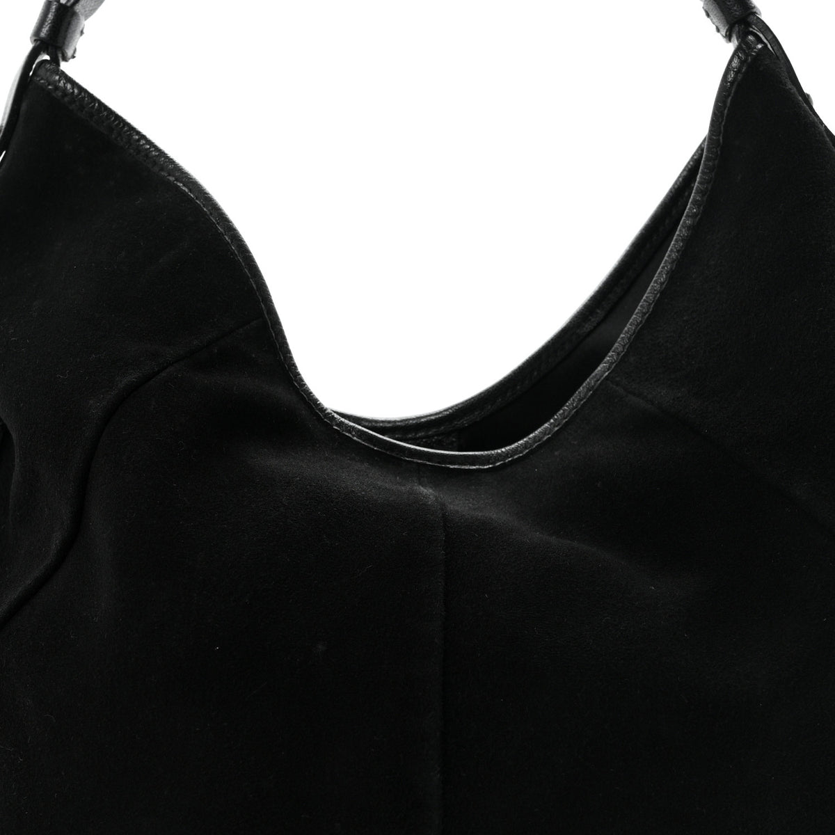 Saint Laurent Suede Mombasa Hobo Black 8 of 10