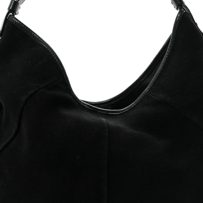 Saint Laurent Suede Mombasa Hobo Black 8 of 10
