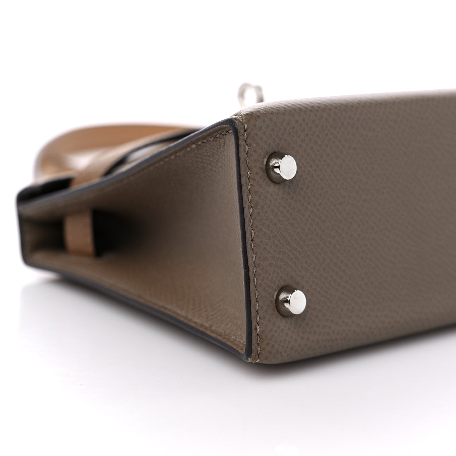 Hermes Epsom Mini Kelly Sellier 20 Etoupe Alezan Biscuit 7 of 10
