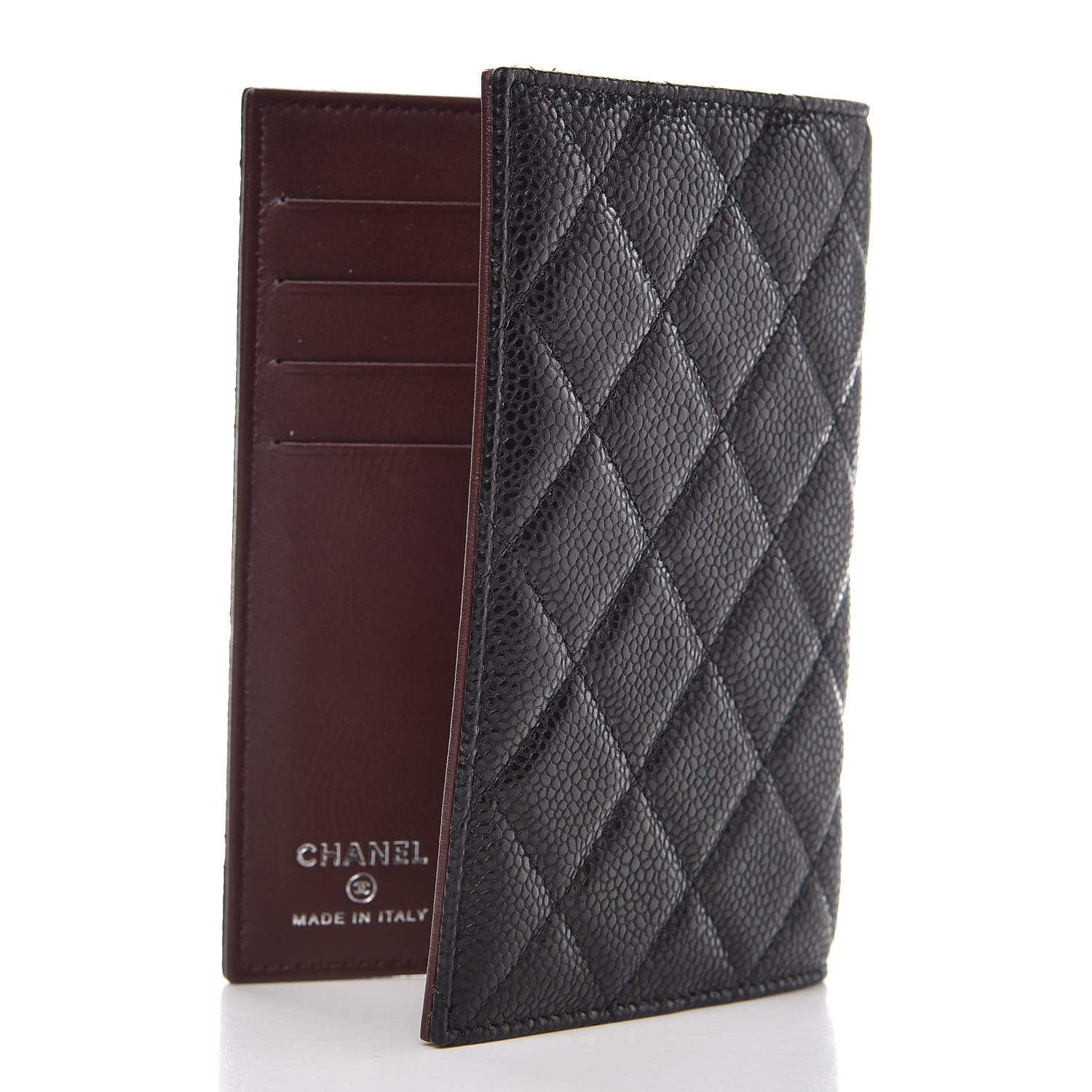 Chanel Caviar Quilted Passport Holder Black 3 of 8