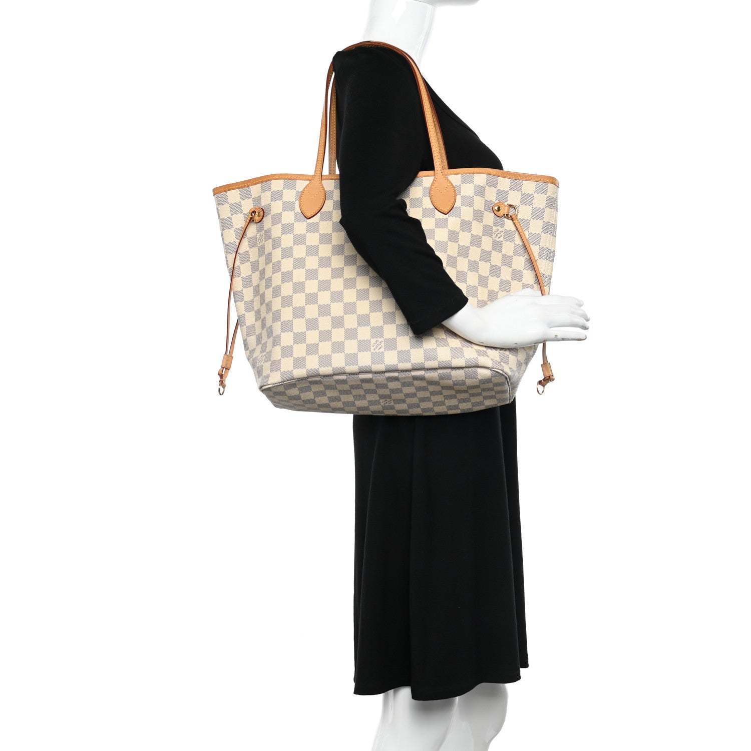 Louis Vuitton Damier Azur Neo Neverfull MM 2 of 10