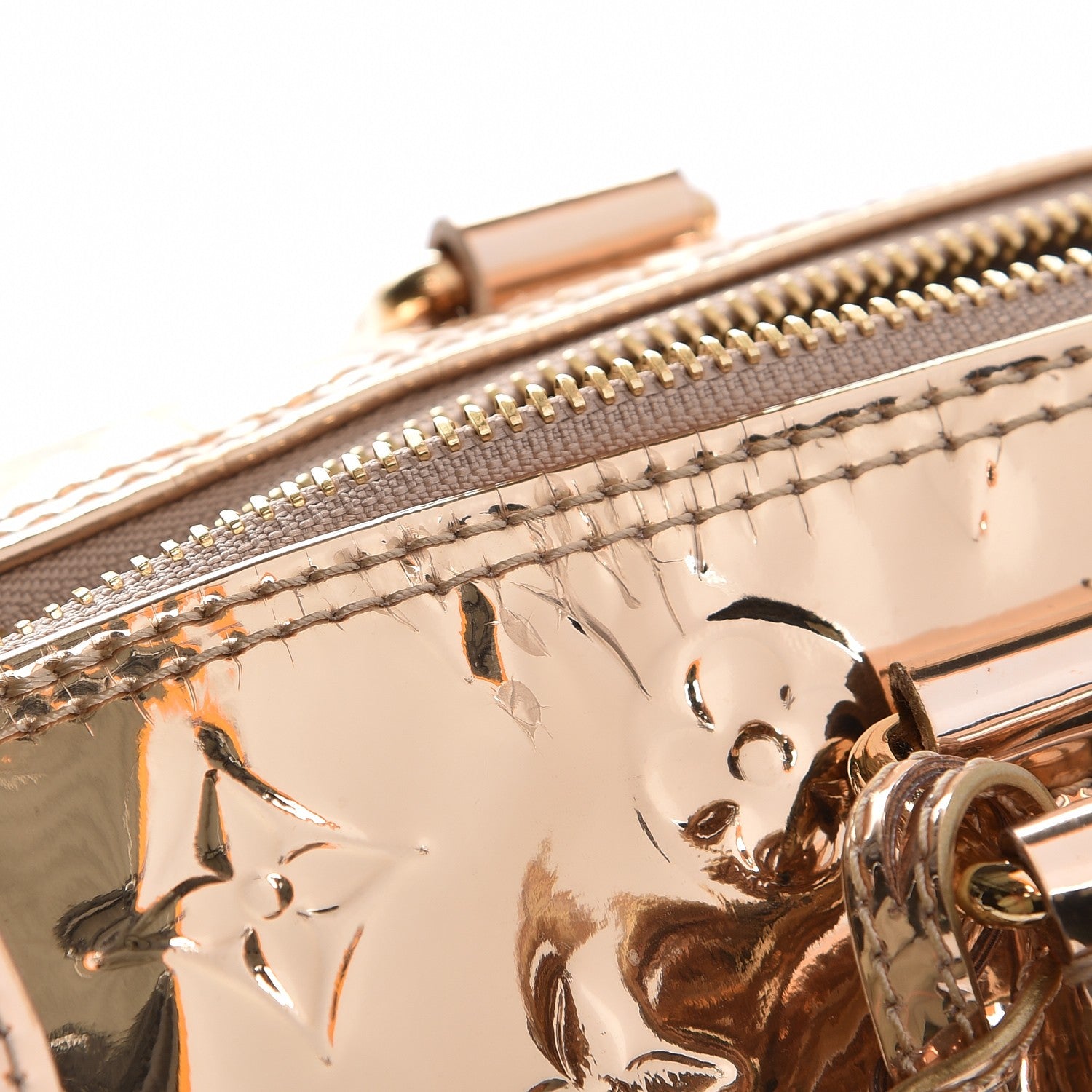 Louis Vuitton Monogram Miroir Speedy 30 Gold 10 of 13