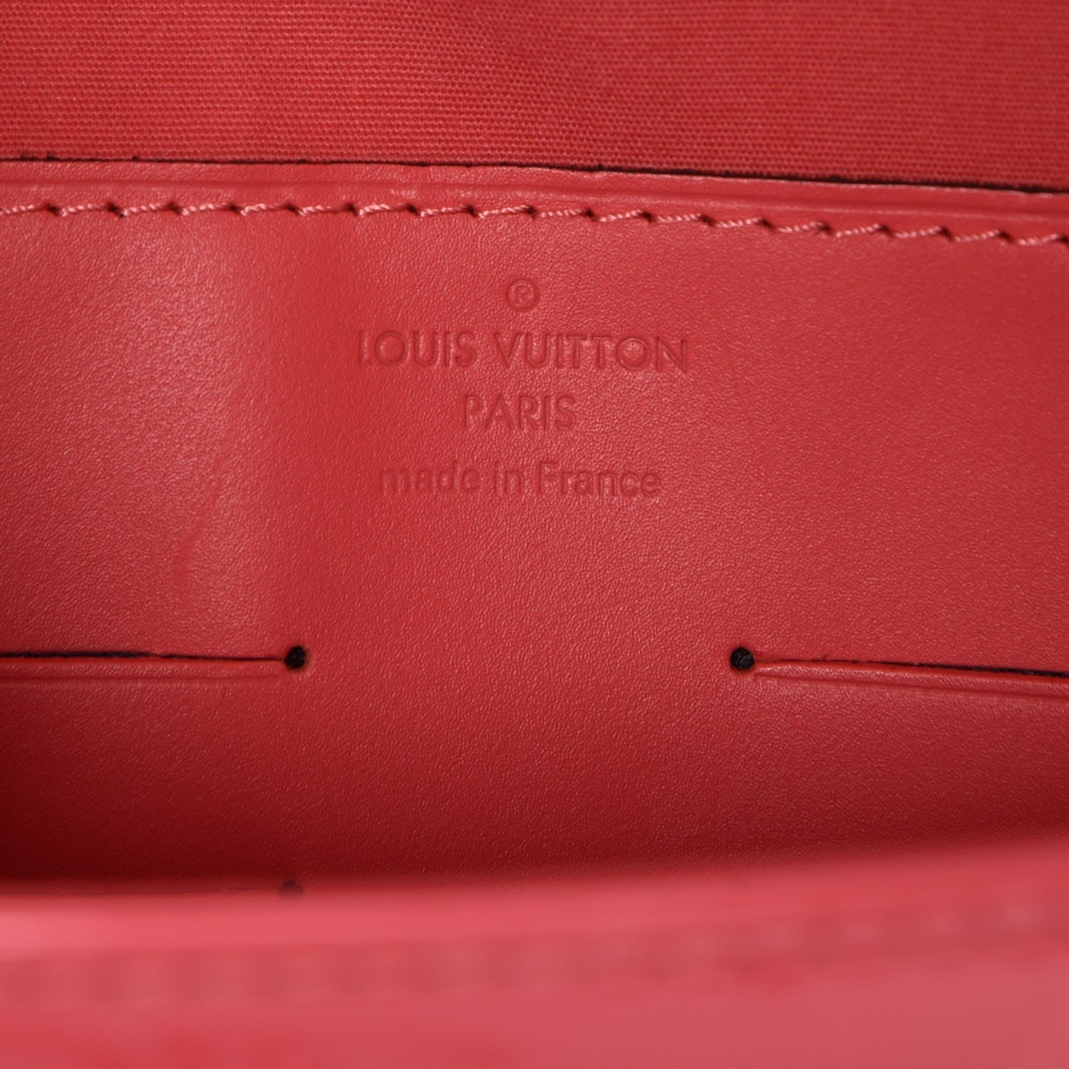 Louis Vuitton Vernis Ana Clutch Rose Litchi 6 of 8