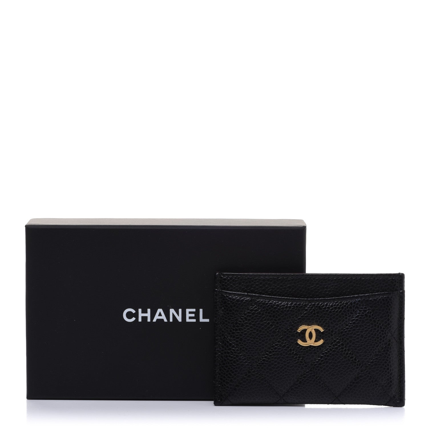 Chanel Caviar Quilted Card Holder Black 10 of 10