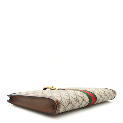 Gucci GG Supreme Monogram Large Jackie 1961 Pouch Brown 4 of 8