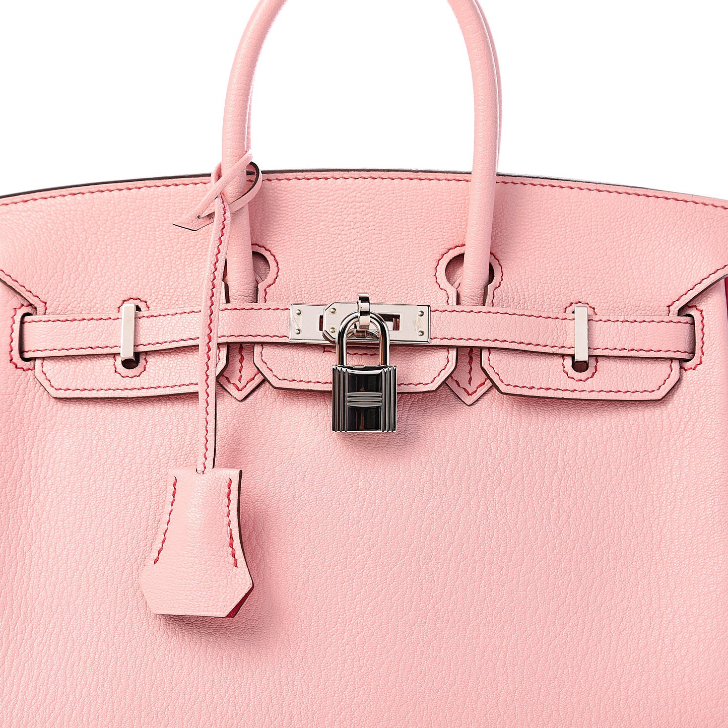 Chevre Mysore Horseshoe Birkin 25 Rose Sakura Rose Tyrien