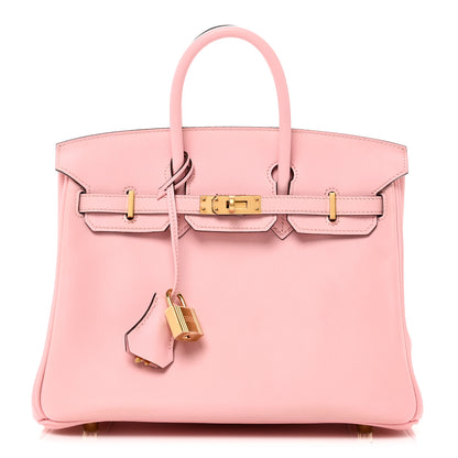 Hermes Swift Birkin 25 Rose Sakura 1 of 11
