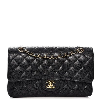 Chanel Caviar Quilted Medium Double Flap Black 1 of 8