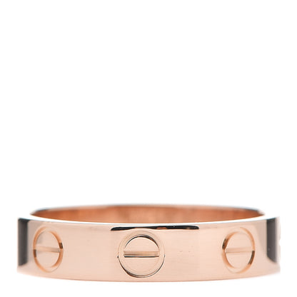 Cartier 18K Pink Gold 3.5mm LOVE Wedding Band Ring 47 4 3 of 5