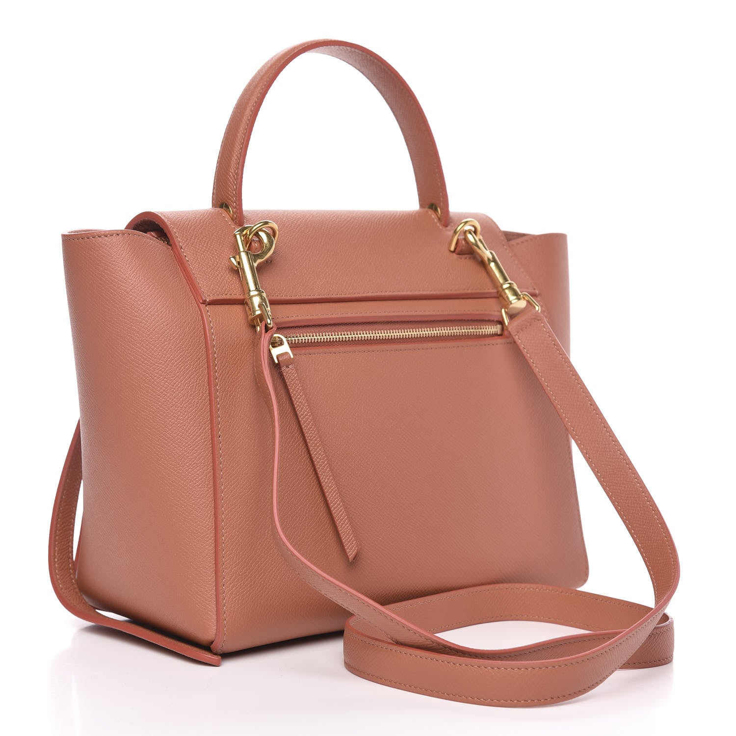 Celine Grained Calfskin Micro Belt Bag Lychee 3 of 9