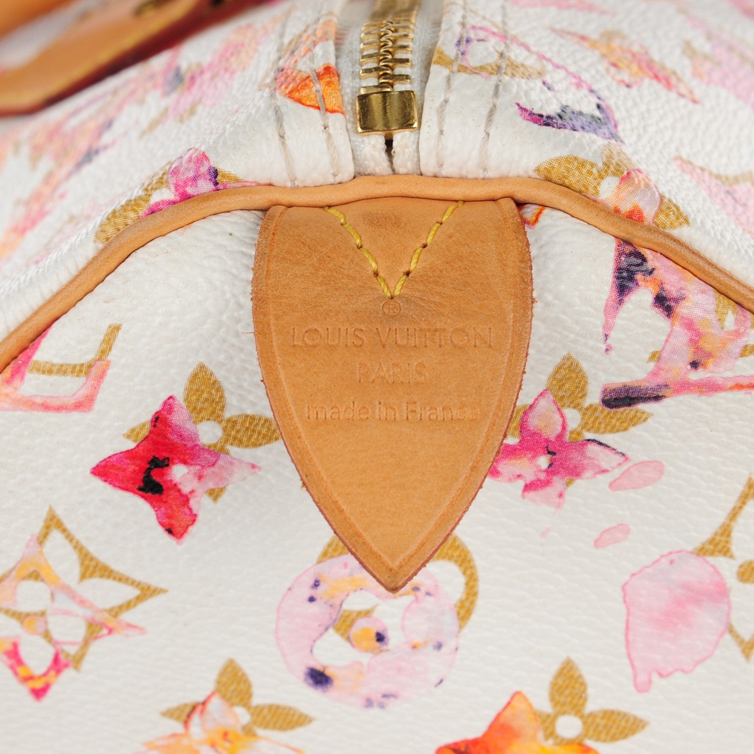 Louis Vuitton Watercolor Aquarelle Speedy 35 White 5 of 8