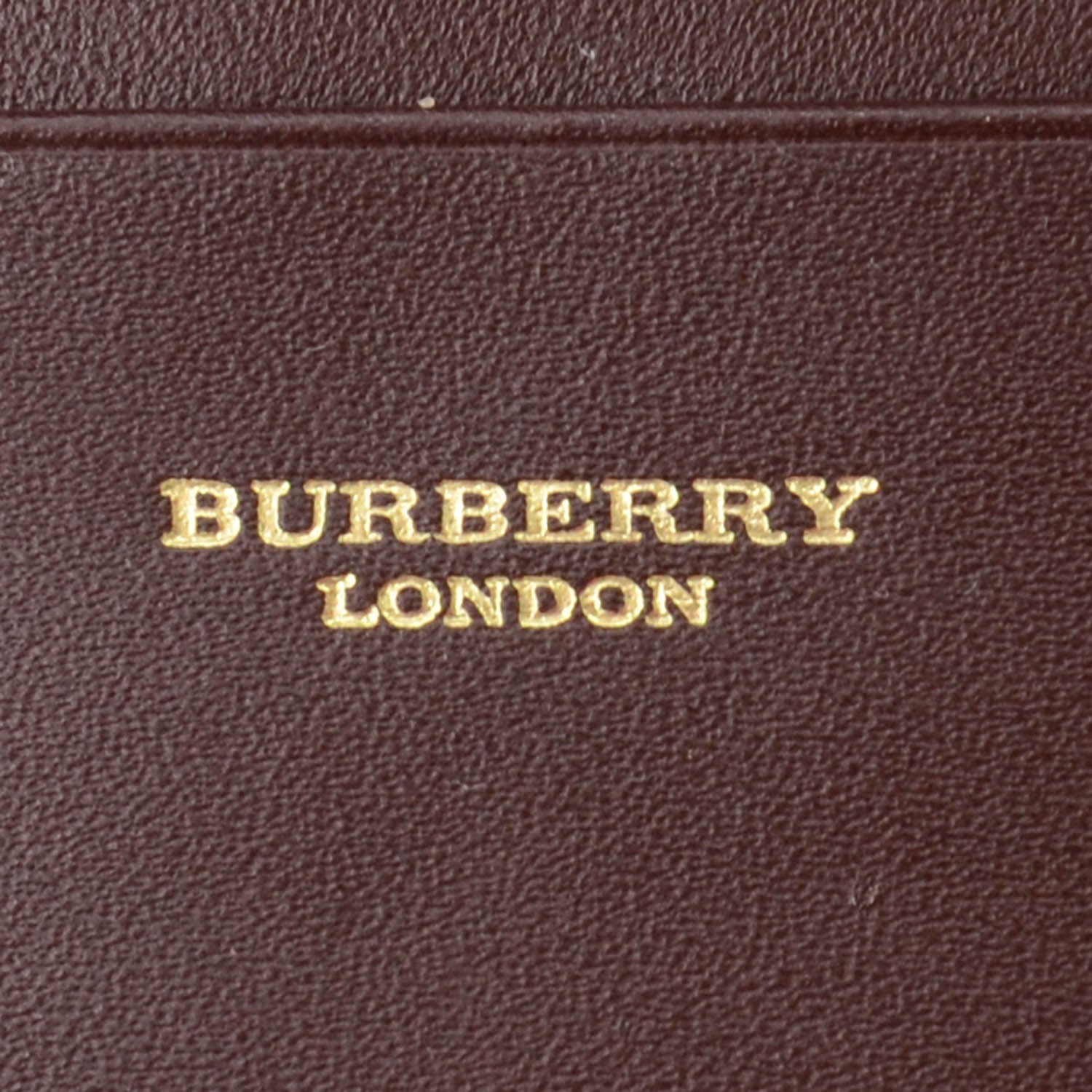 Burberry Haymarket Check Continental Wallet Brown 5 of 6