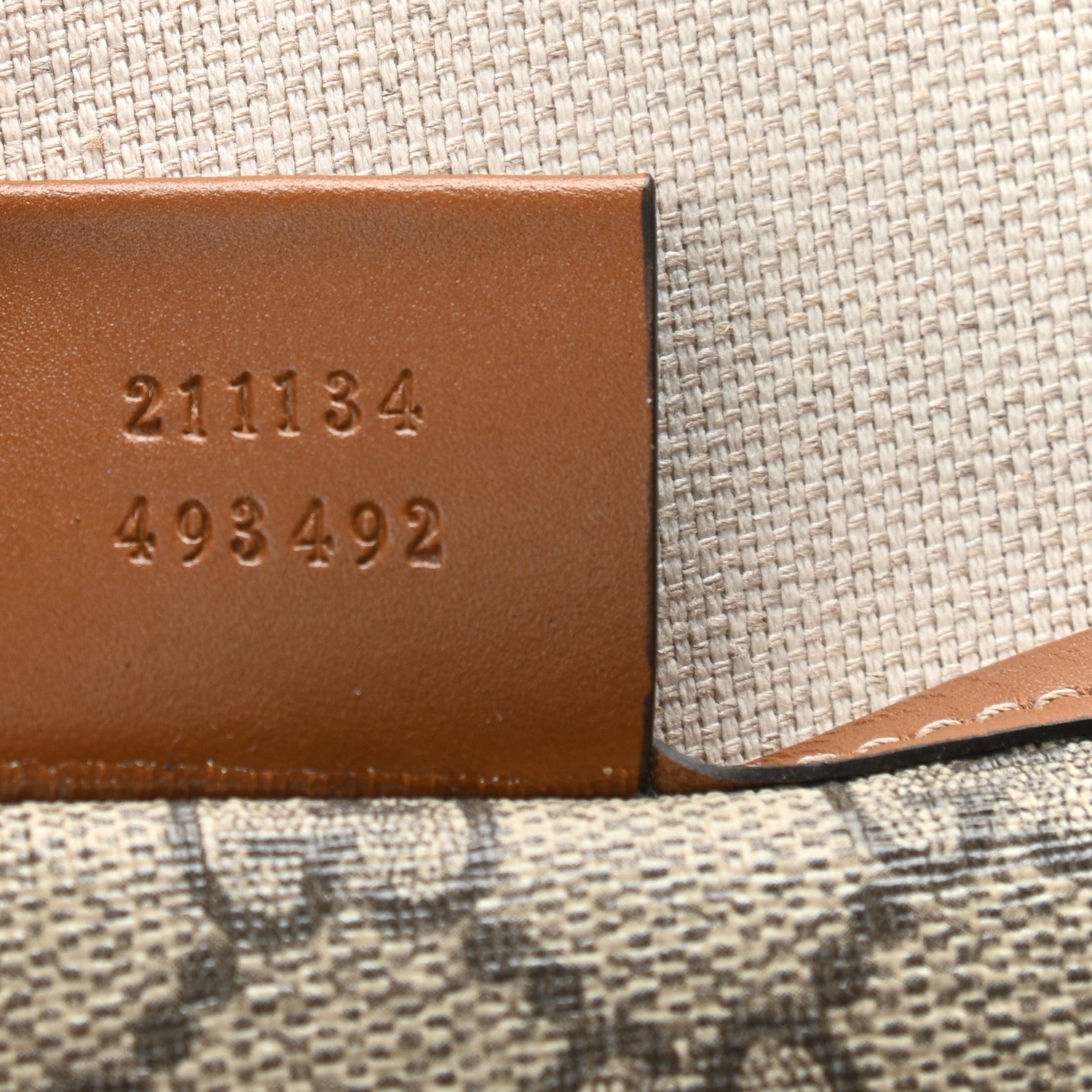 Gucci GG Plus Monogram Medium Signature Web Loop Tote Brown 7 of 10