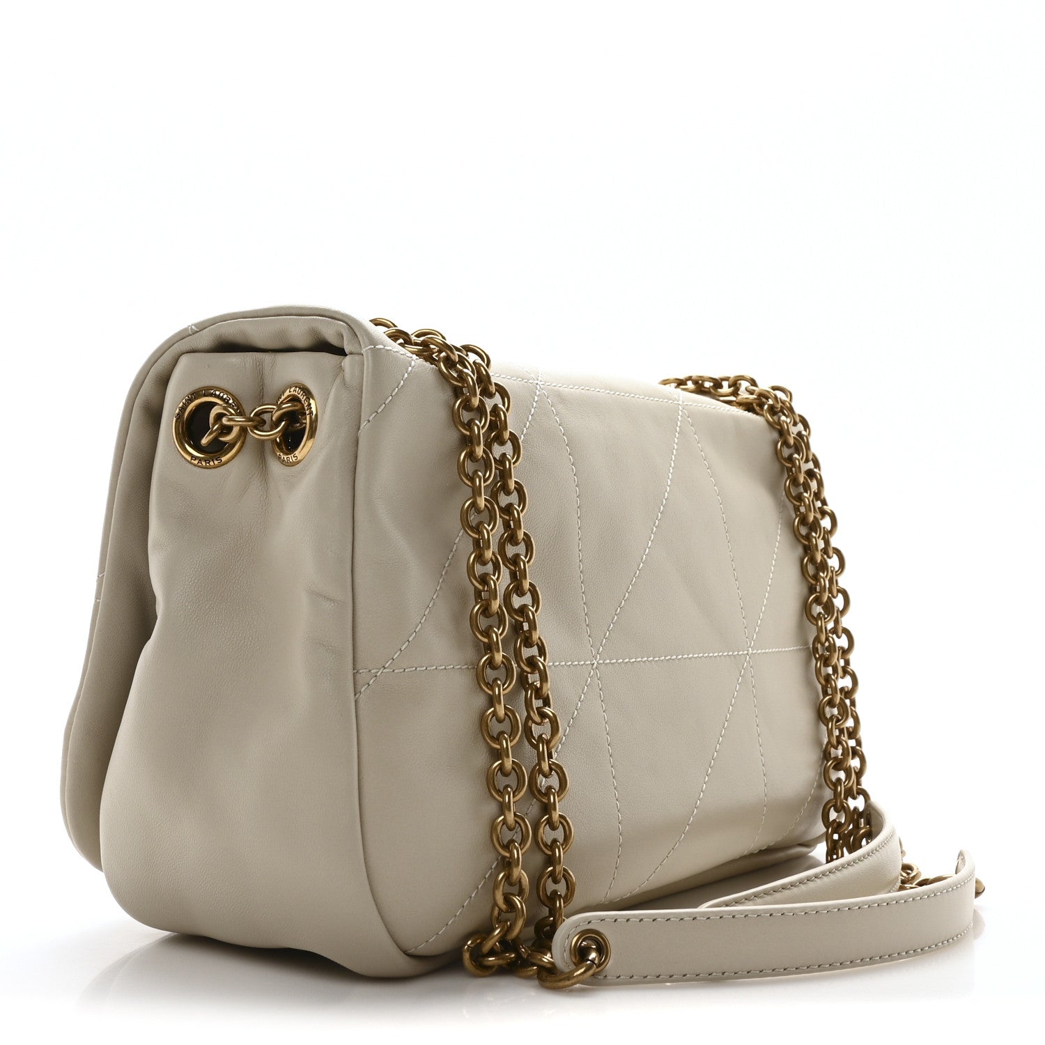 Saint Laurent Lambskin Matelasse Monogram Small Jamie 4.3 Crema Soft 3 of 10