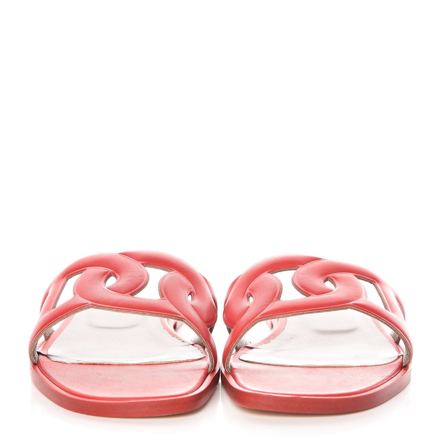 Hermes Calfskin Omaha Sandals 36 Pavot 2 of 9