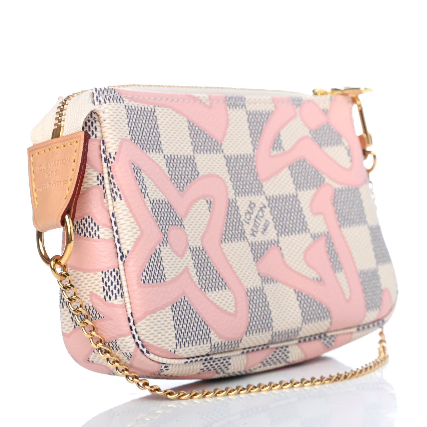 Louis Vuitton Damier Azur Tahitienne Mini Pochette Accessories 2 of 4