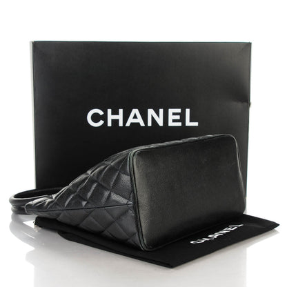 Chanel Caviar Quilted Medallion Tote Black 6 of 11