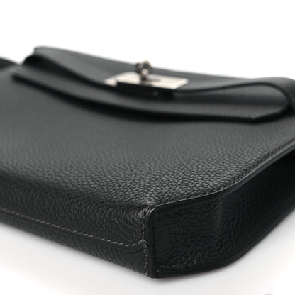 Hermes Togo Kelly Depeches 25 Pouch Black 10 of 11