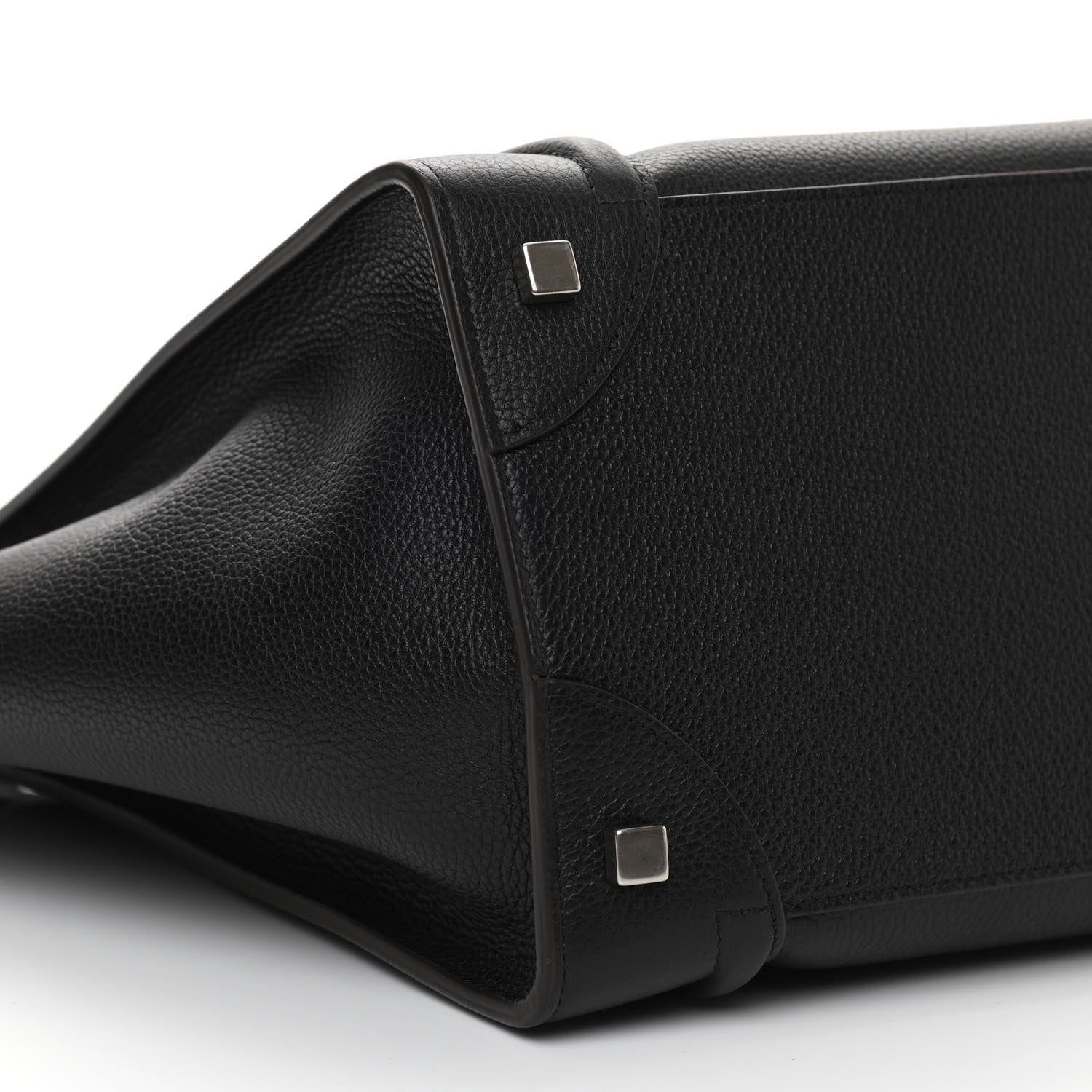 Celine Drummed Calfskin Mini Luggage Black 8 of 10