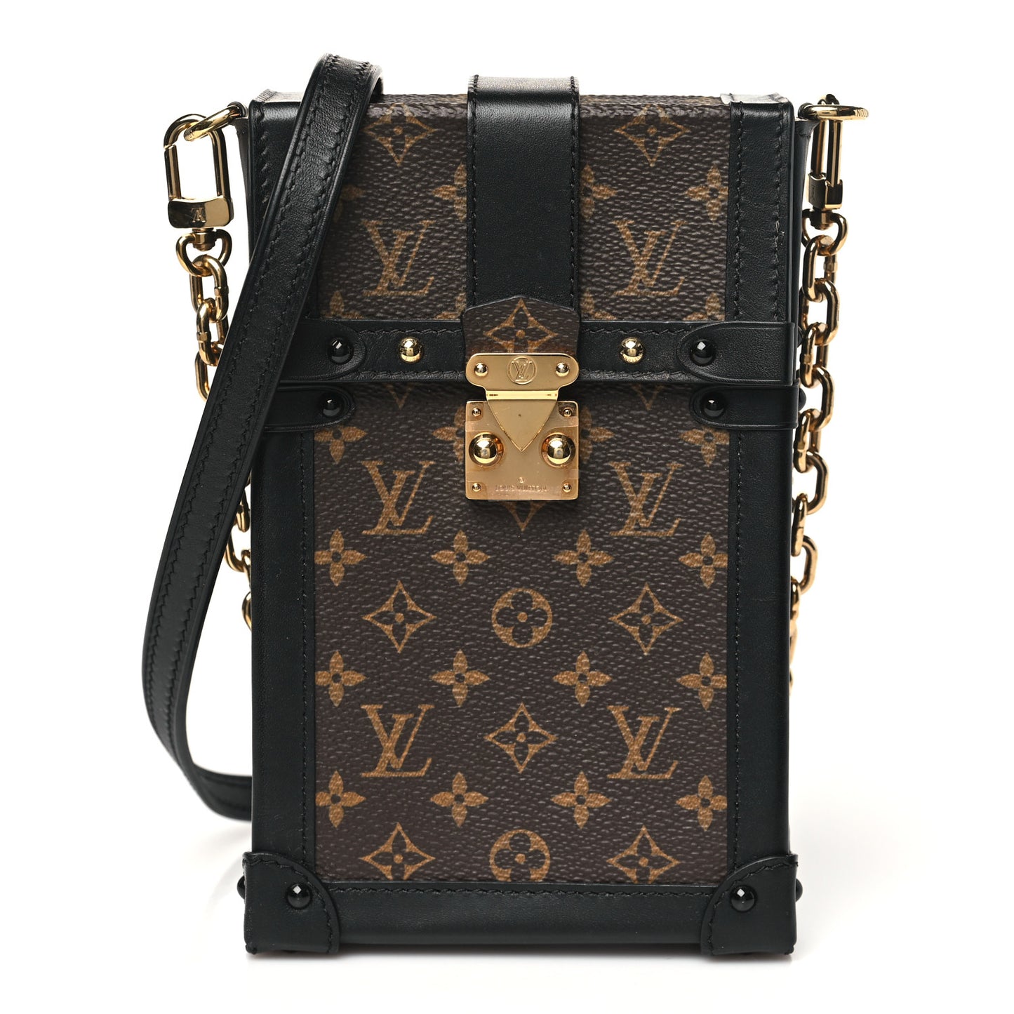 Monogram Pochette Trunk Verticale Black
