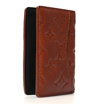 Louis Vuitton X NBA Grained Calfskin Monogram Pocket Organizer Brick Orange 3 of 8