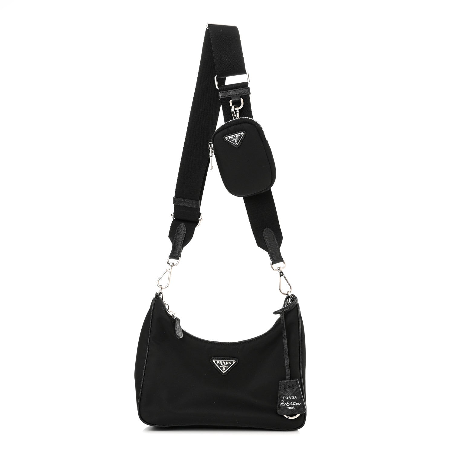 Prada Nylon Re-Edition 2005 Shoulder Bag Black 1 of 9
