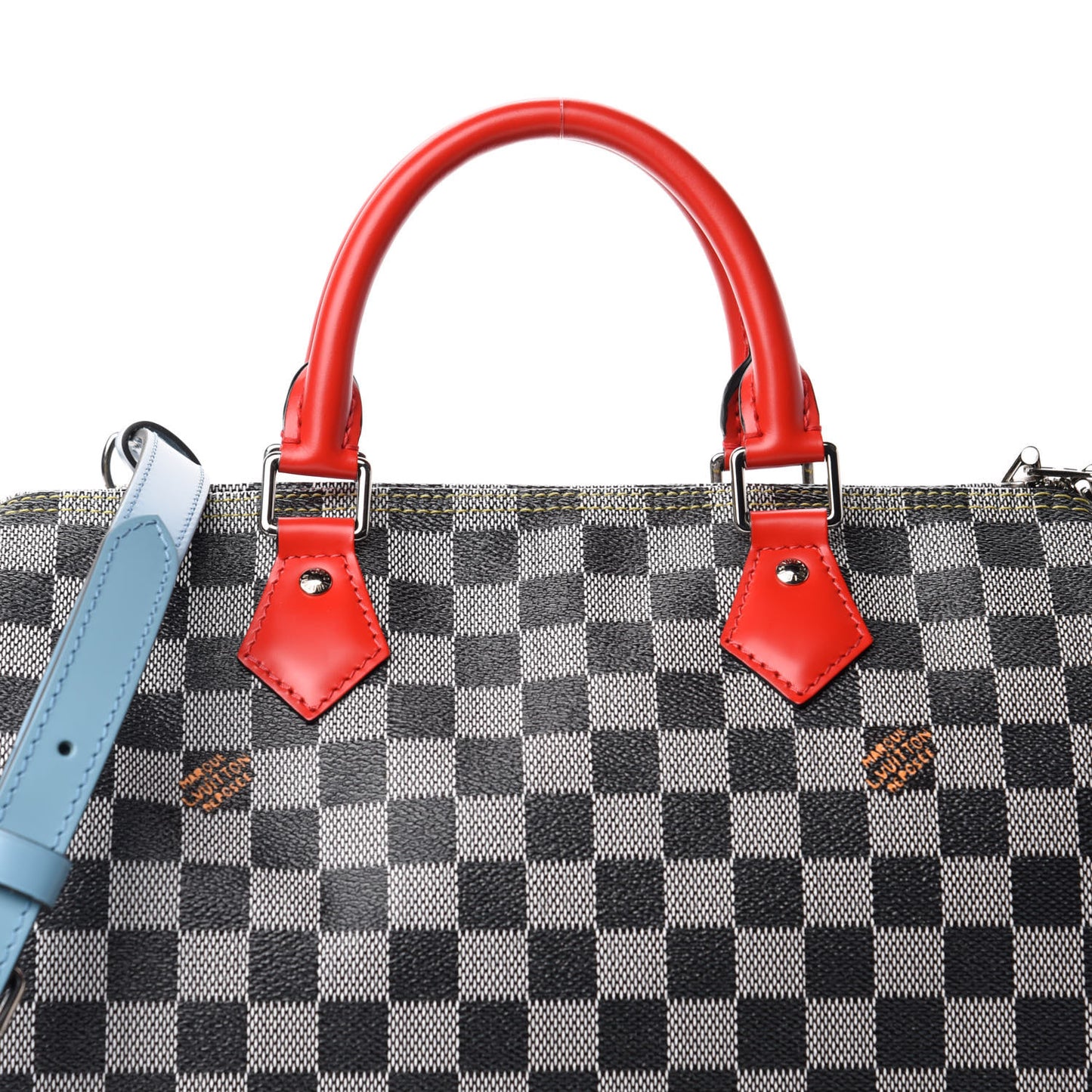 Damier Speedy Bandouliere 30 Black White