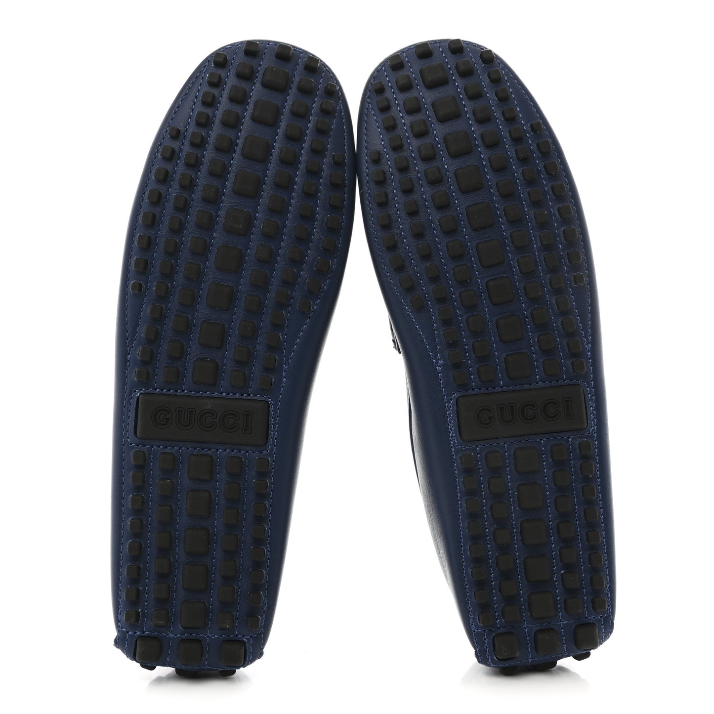 Soft Clove Calfskin Mens Interlocking G Driver Loafers 8 Royale