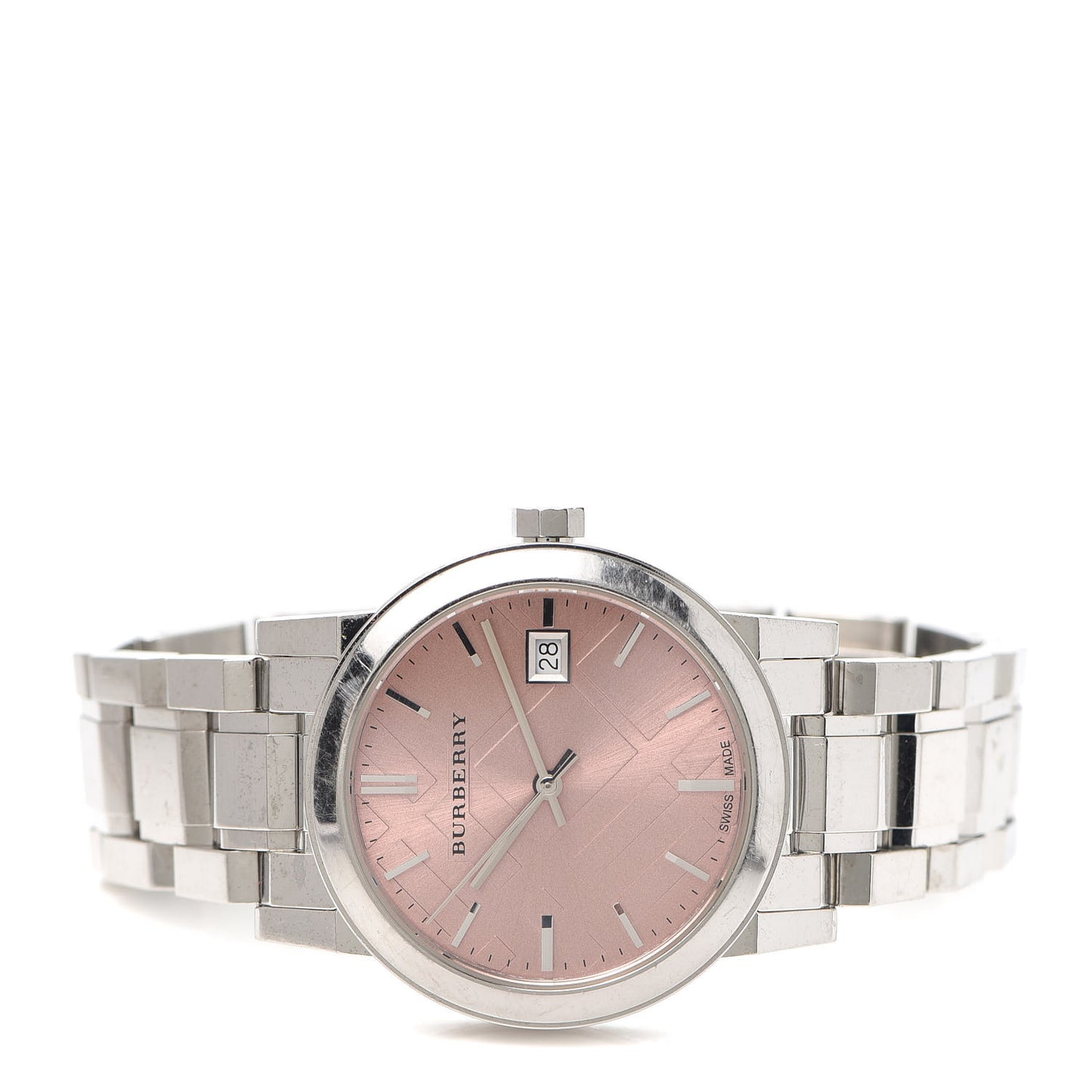 Stainless Steel 34mm The City Quartz Watch Pink BU9124