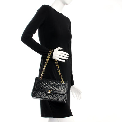 Chanel Lambskin Medium Double Flap Black 2 of 15
