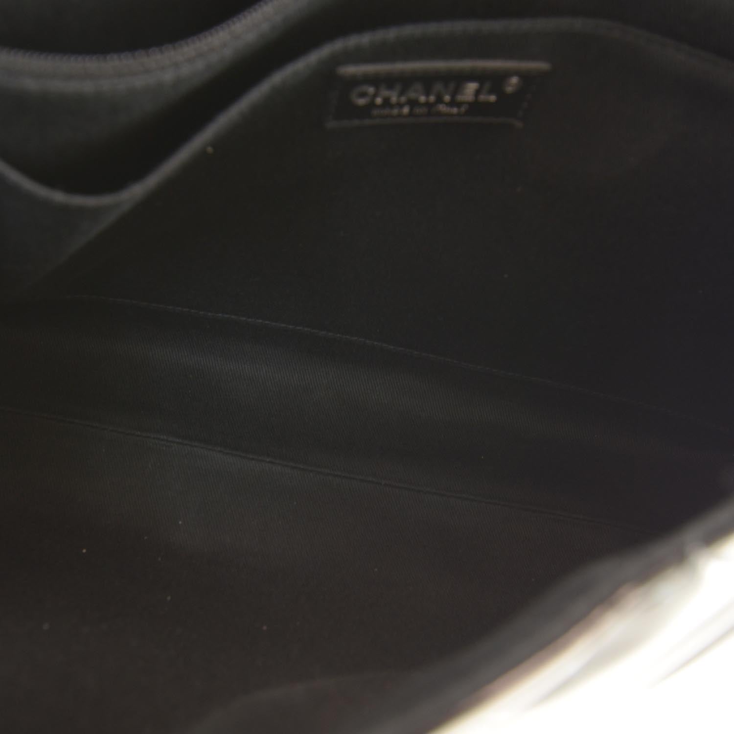 Chanel Vinyl Quilted In the Business Flap Bag Black 10 of 10