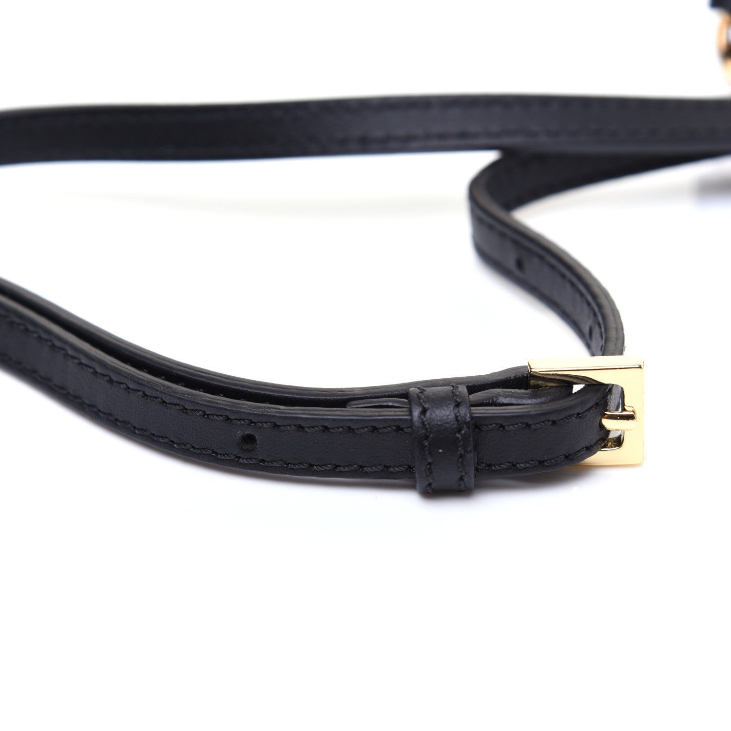Burberry Vintage Check Henley Wallet On Chain Black 13 of 13