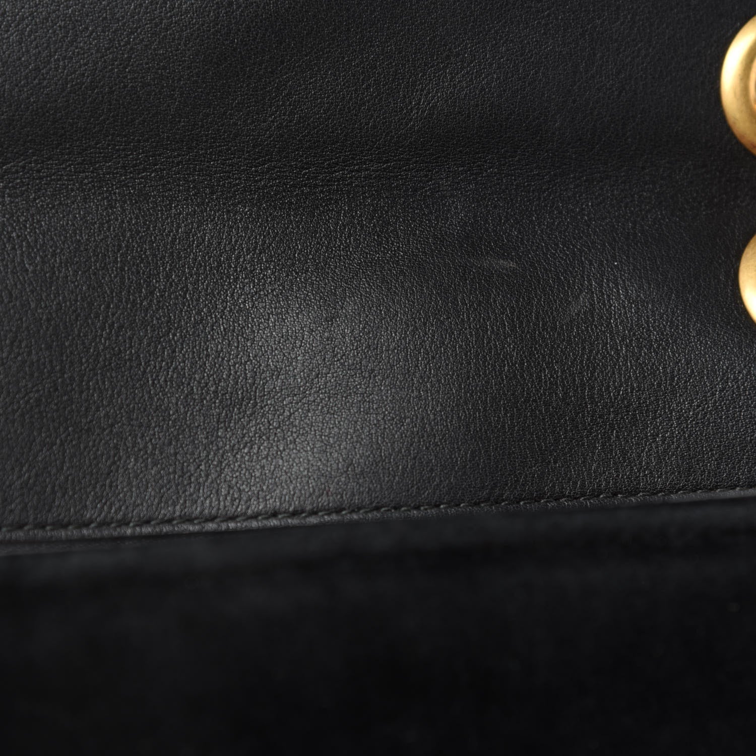 Gucci Velvet Matelasse Small GG Marmont Shoulder Bag Black 10 of 13